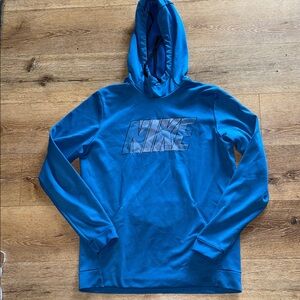 Nike Men's Blue Hoodie Sweater